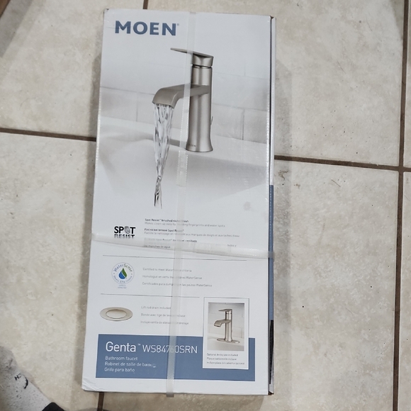 Moen Genta Brushed Nickel Bathroom Faucet